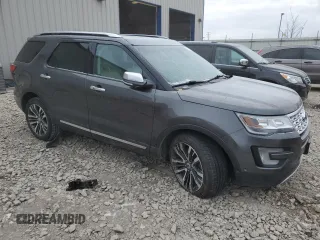 2016 Ford Explorer Platinum with VIN 1FM5K8HT2GGC58644, listed as a Copart auction lot 41653235 with Not Provided miles and Salvage Title. Bid and sale history available at DreamBid. Image 4.