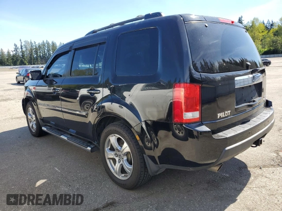 2011 Honda Pilot Touring with VIN 5FNYF4H92BB089912, listed as a Copart auction lot 52033125 with 159,080 mi miles and Salvage Title. Bid and sale history available at carsss.com. Image 2.