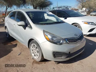 2013 Kia Rio EX with VIN KNADN4A3XD6193504, listed as a IAAI auction lot 41215723 with 41,461 mi miles and . Bid and sale history available at DreamBid. Image 1.