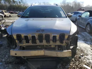 2014 Jeep Cherokee Latitude with VIN 1C4PJMCS0EW298375, listed as a Copart auction lot 41837255 with 123,517 mi miles and Salvage Title. Bid and sale history available at carsss.com. Image 5.