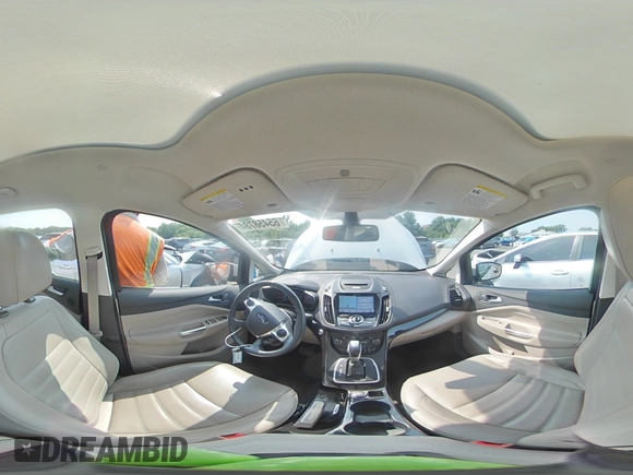 2017 Ford C-Max Energi Titanium with VIN 1FADP5FU3HL105023, listed as a Copart auction lot 65458784 with 64,443 mi miles and Salvage Title. Bid and sale history available at carsss.com. Image 13.