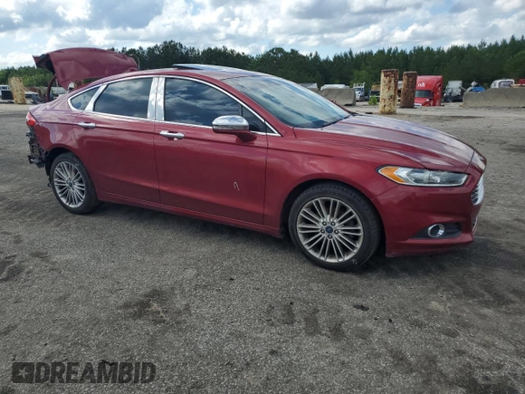2016 Ford Fusion SE with VIN 3FA6P0H9XGR169578, listed as a Copart auction lot 58254695 with Not provided miles and Salvage title. Bid and sale history available at DreamBid. Image 4.