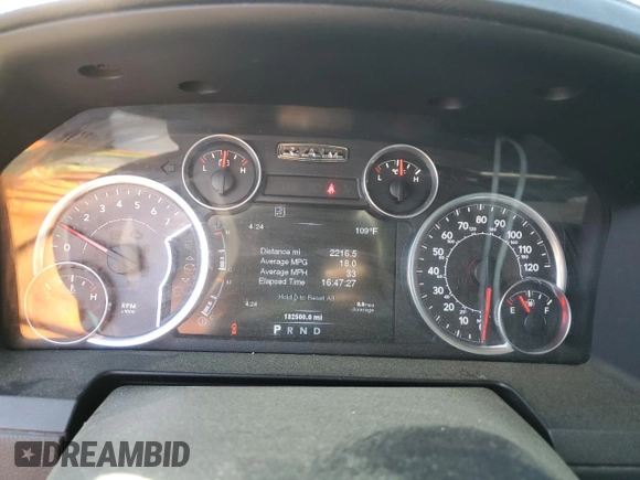 2014 Ram 1500 Sport with VIN 1C6RR7HT9ES218705, listed as a Copart auction lot 54218025 with 132,500 mi miles and Salvage title. Bid and sale history available at DreamBid. Image 9.
