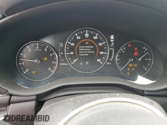 2021 Mazda 3 2.0 with VIN 3MZBPAA71MM202769, listed as a Copart auction lot 43660765 with 93,456 mi miles and Salvage Title. Bid and sale history available at DreamBid. Image 9.