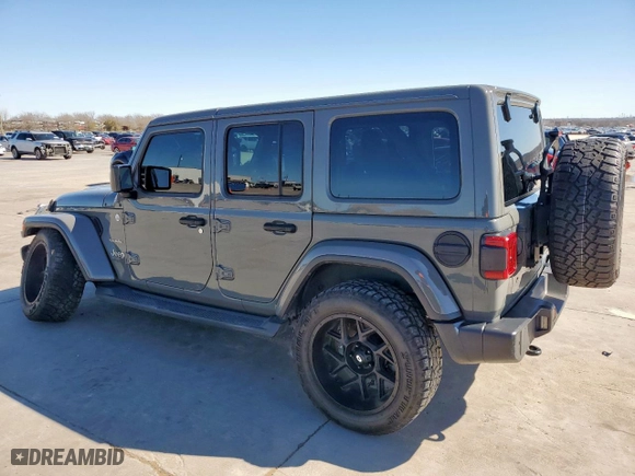 2019 Jeep Wrangler Unlimited Sahara with VIN 1C4HJXEN1KW504327, listed as a Copart auction lot 47826225 with 65,271 mi miles and Salvage Title. Bid and sale history available at carsss.com. Image 2.