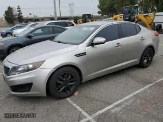 2011 Kia Optima LX with VIN KNAGM4A79B5172939, listed as a Copart auction lot 48065655 with 122,992 mi miles and Salvage Title. Bid and sale history available at carsss.com. Image 1.
