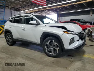 2022 Hyundai Tucson SEL with VIN 5NMJFCAE7NH137314, listed as a Copart auction lot 49349305 with 49,091 mi miles and Salvage Title. Bid and sale history available at carsss.com. Image 4.