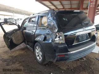 2013 Toyota Highlander with VIN 5TDZK3EH5DS122406, listed as a IAAI auction lot 41712911 with 1 mi miles. Bid and sale history available at carsss.com. Image 3.
