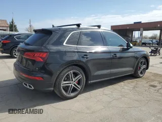 2018 Audi SQ5 Prestige with VIN WA1C4AFY2J2094919, listed as a Copart auction lot 53244495 with Not Provided miles and Salvage Title. Bid and sale history available at DreamBid. Image 3.
