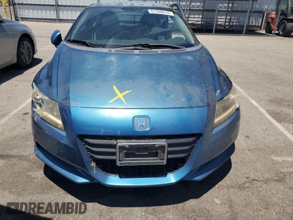 2011 Honda CR-Z with VIN JHMZF1D44BS012599, listed as a Copart auction lot 61500014 with Not Provided miles and Salvage Title. Bid and sale history available at DreamBid. Image 11.