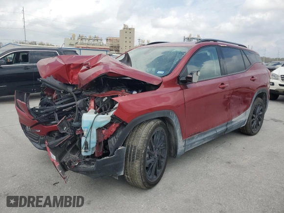2024 GMC Terrain SLT с VIN 3GKALPEG2RL391697, выставлен на аукционе Copart как лот 48956415 с пробегом Не указан миль и Списание • Salvage title. История ставок и продаж доступна на DreamBid. Изображение 1.