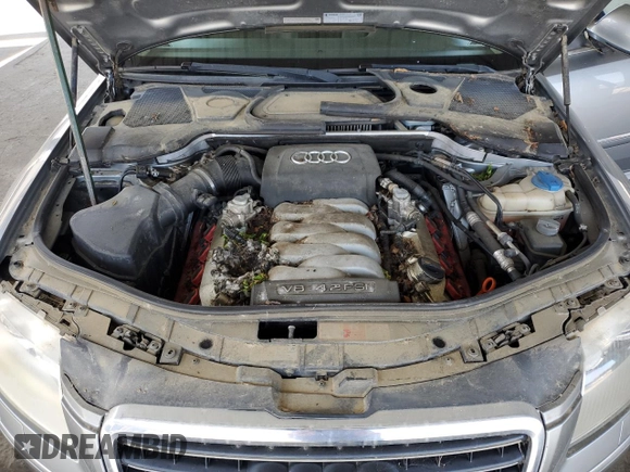 2008 Audi A8 L 4.2L with VIN WAUMV94E98N004265, listed as a Copart auction lot 55255005 with 116,333 mi miles and Clean Title. Bid and sale history available at carsss.com. Image 11.
