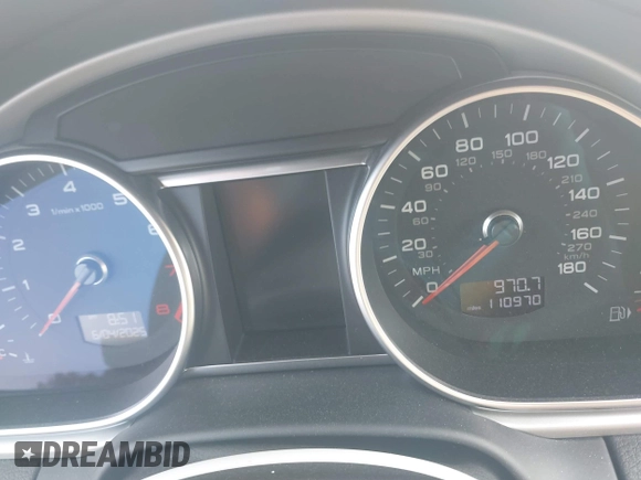 2015 Audi Q7 Premium Plus with VIN WA1LGAFE3FD024841, listed as a IAAI auction lot 42392778 with 110,970 mi miles and . Bid and sale history available at DreamBid. Image 7.