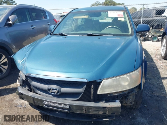 2006 Hyundai Sonata GLS with VIN 5NPEU46F76H077442, listed as a IAAI auction lot 41902475 with 204,978 mi miles and . Bid and sale history available at DreamBid. Image 6.