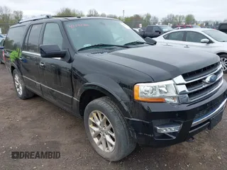 2017 Ford Expedition Max Limited z VIN 1FMJK2AT8HEA43191, wystawiony jako IAAI lot #42143786 z przebiegiem 121 816 mil mil oraz . Historia ofert i sprzedaży dostępna na DreamBid. Obrazek 1.
