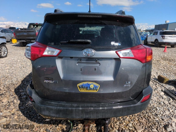2014 Toyota RAV4 LE with VIN 2T3BFREV2EW178608, listed as a Copart auction lot 49673625 with 106,037 mi miles and Salvage Title. Bid and sale history available at carsss.com. Image 6.