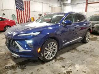 2024 Buick Envision Avenir with VIN LRBFZSE41RD076418, listed as a Copart auction lot 45156785 with 511 mi miles and Salvage Title. Bid and sale history available at carsss.com. Image 1.