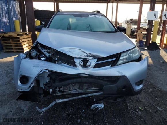 2014 Toyota RAV4 LE with VIN 2T3BFREV9EW206548, listed as a Copart auction lot 45152115 with 100,015 mi miles and Salvage Title. Bid and sale history available at carsss.com. Image 5.