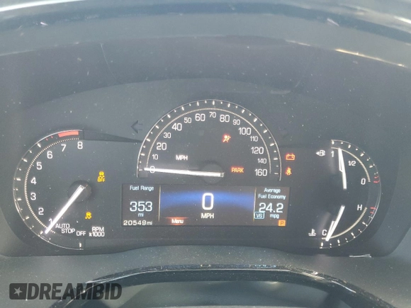 2017 Cadillac XT5 Premium Luxury AWD with VIN 1GYKNERS9HZ205281, listed as a Copart auction lot 86180574 with 20,549 mi miles and Salvage Title. Bid and sale history available at carsss.com. Image 9.