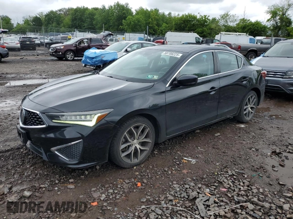 2022 Acura ILX Premium with VIN 19UDE2F79NA000696, listed as a Copart auction lot 58708225 with 16,292 mi miles and Clean title. Bid and sale history available at DreamBid. Image 1.