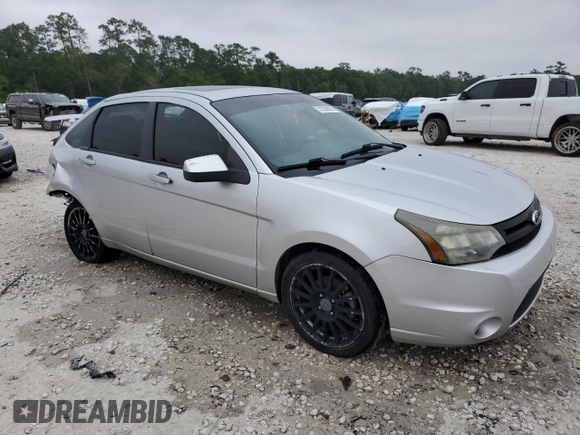 2010 Ford Focus SES with VIN 1FAHP3GN3AW273133, listed as a Copart auction lot 51302025 with 240,361 mi miles and Non Repairable. Bid and sale history available at carsss.com. Image 4.