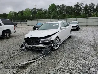2018 BMW 7 Series 750i with VIN WBA7F0C53JGM22614, listed as a Copart auction lot 51787515 with Not Provided miles and Salvage Title. Bid and sale history available at carsss.com. Image 13.