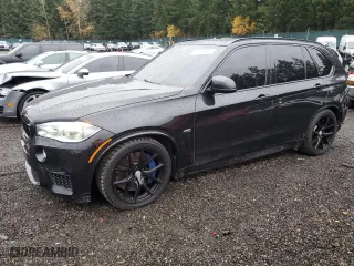 2015 BMW X5 M with VIN 5YMKT6C59F0C89697, listed as a Copart auction lot 80650234 with 50,367 mi miles and Salvage Title. Bid and sale history available at carsss.com. Image 1.