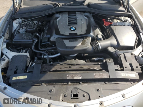 2007 BMW 6 Series 650i with VIN WBAEK13507CN84404, listed as a Copart auction lot 73525244 with 156,497 mi miles and Salvage Title. Bid and sale history available at DreamBid. Image 12.