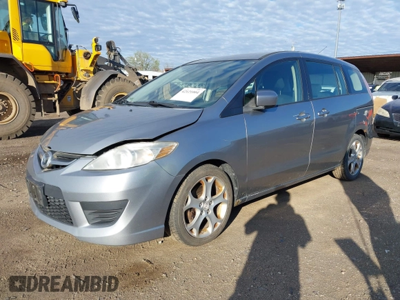 2010 Mazda 5 Sport with VIN JM1CR2W36A0388353, listed as a IAAI auction lot 42121004 with 169,658 mi miles. Bid and sale history available at carsss.com. Image 2.
