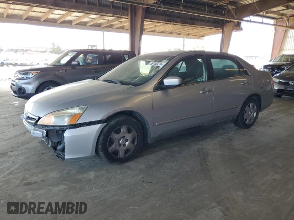 2007 Honda Accord LX with VIN 1HGCM56437A175051, listed as a Copart auction lot 59169215 with 255,162 mi miles and Salvage title. Bid and sale history available at DreamBid. Image 1.