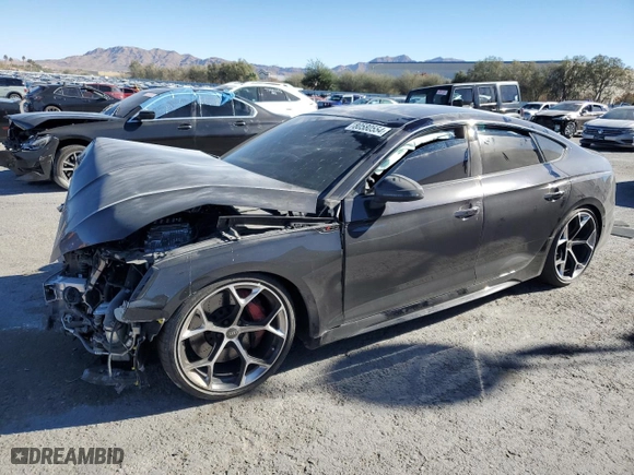 2024 Audi RS 5 Sportback with VIN WUAAWCF50RA901631, listed as a Copart auction lot 80580554 with 0 mi miles and Salvage Title. Bid and sale history available at carsss.com. Image 1.