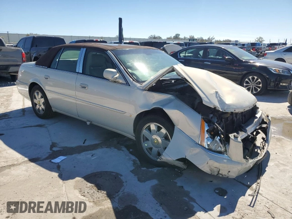 2008 Cadillac DTS 1SC with VIN 1G6KD57Y08U151837, listed as a Copart auction lot 45686365 with 66,517 mi miles and Salvage Title. Bid and sale history available at DreamBid. Image 4.