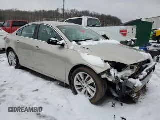 2016 Buick Regal Premium II with VIN 2G4GS5GX0G9105187, listed as a Copart auction lot 45717865 with 95,626 mi miles and Salvage Title. Bid and sale history available at carsss.com. Image 4.