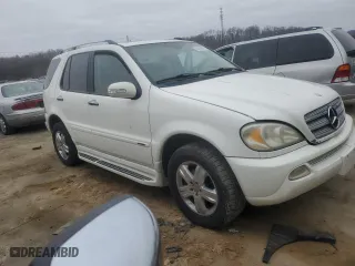 2005 Mercedes-Benz M-Class 3.7L with VIN 4JGAB57E35A557978, listed as a Copart auction lot 44210615 with 176,598 mi miles and Salvage Title. Bid and sale history available at carsss.com. Image 4.