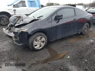 2013 Honda Civic Cpe LX with VIN 2HGFG3B57DH513135, listed as a Copart auction lot 45701564 with 276,418 mi miles and Salvage Title. Bid and sale history available at carsss.com. Image 1.