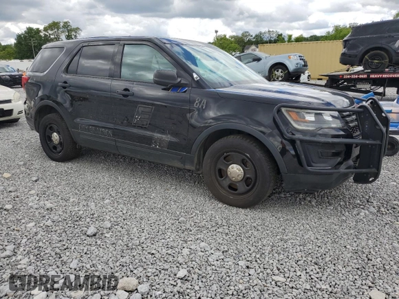 2019 Ford Police Interceptor Utility z VIN 1FM5K8AR0KGB44522, wystawiony jako Copart lot #58401635 z przebiegiem Nie podano mil oraz Tytuł czysty. Historia ofert i sprzedaży dostępna na DreamBid. Obrazek 4.