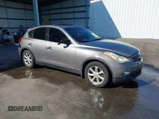2010 Infiniti EX Journey with VIN JN1AJ0HR1AM752520, listed as a IAAI auction lot 42035323 with 192,293 mi miles. Bid and sale history available at carsss.com. Image 1.