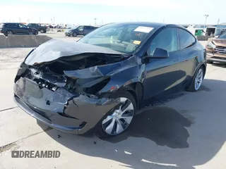 2024 Tesla Model Y with VIN 7SAYGDED9RF044789, listed as a IAAI auction lot 41817318 with Not Provided miles and . Bid and sale history available at carsss.com. Image 2.