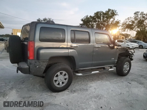 2006 Hummer H3 with VIN 5GTDN136968266743, listed as a Copart auction lot 76889184 with 191,502 mi miles and Salvage Title. Bid and sale history available at carsss.com. Image 3.
