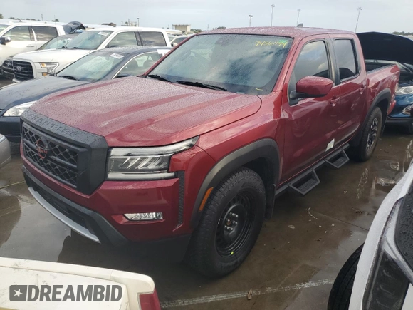 2023 Nissan Frontier SV with VIN 1N6ED1EJ7PN656966, listed as a Copart auction lot 74561194 with 0 mi miles and Non Repairable. Bid and sale history available at carsss.com. Image 1.