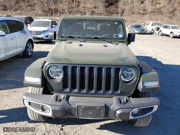 2021 Jeep Gladiator Overland with VIN 1C6HJTFG7ML594670, listed as a Copart auction lot 41336395 with 67,866 mi miles and Salvage Title. Bid and sale history available at carsss.com. Image 5.