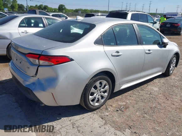 2024 Toyota Corolla LE with VIN 5YFB4MDEXRP160075, listed as a IAAI auction lot 41977939 with 20,049 mi miles. Bid and sale history available at carsss.com. Image 4.