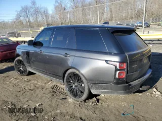 2019 Land Rover Range Rover with VIN SALGS2RE7KA561868, listed as a Copart auction lot 42425395 with Not provided miles and Salvage title. Bid and sale history available at DreamBid. Image 2.