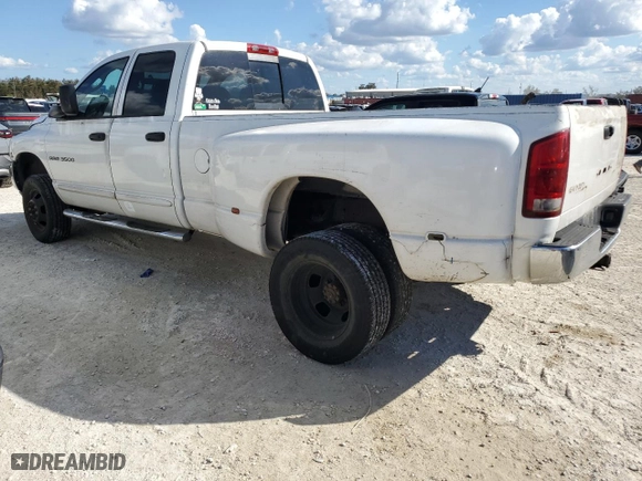 2005 Dodge Ram 3500 SLT with VIN 3D7MS48C85G707521, listed as a Copart auction lot 77564094 with 240,770 mi miles and Salvage Title. Bid and sale history available at carsss.com. Image 2.
