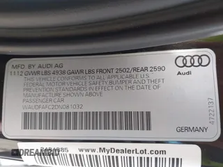 2013 Audi A6 Premium Plus с VIN WAUDFAFC2DN081032, выставлен на аукционе IAAI как лот 42212563 с пробегом 131 601 миль миль и . История ставок и продаж доступна на DreamBid. Изображение 9.