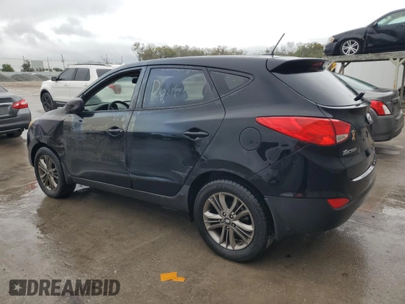 2015 Hyundai Tucson GLS with VIN KM8JT3AF9FU002360, listed as a Copart auction lot 45791245 with 44,485 mi miles and Salvage Title. Bid and sale history available at DreamBid. Image 2.