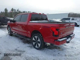 2023 Ford F-150 Lightning Pro with VIN 1FT6W1EV2PWG16485, listed as a IAAI auction lot 41496664 with 7,171 mi miles and . Bid and sale history available at DreamBid. Image 3.