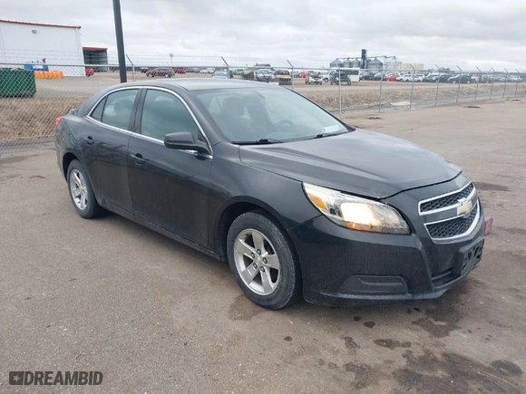 2013 Chevrolet Malibu LS with VIN 1G11B5SA3DF193838, listed as a IAAI auction lot 41931375 with 188,584 mi miles. Bid and sale history available at carsss.com. Image 1.