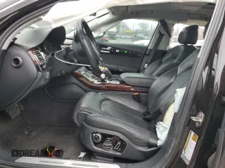 2014 Audi A8 3.0T z VIN WAURGAFD1EN003340, wystawiony jako Copart lot #47531465 z przebiegiem Nie podano mil oraz Szkoda całkowita • Salvage title. Historia ofert i sprzedaży dostępna na DreamBid. Obrazek 7.