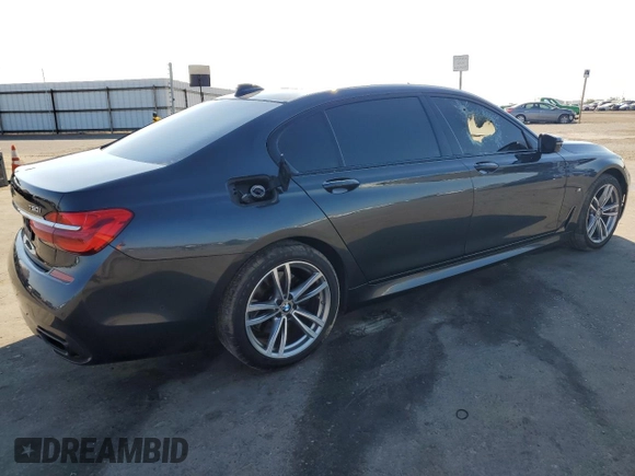 2016 BMW 7 Series 750i with VIN WBA7F0C57GGL99332, listed as a Copart auction lot 56144533 with 95,626 mi miles. Bid and sale history available at carsss.com. Image 3.